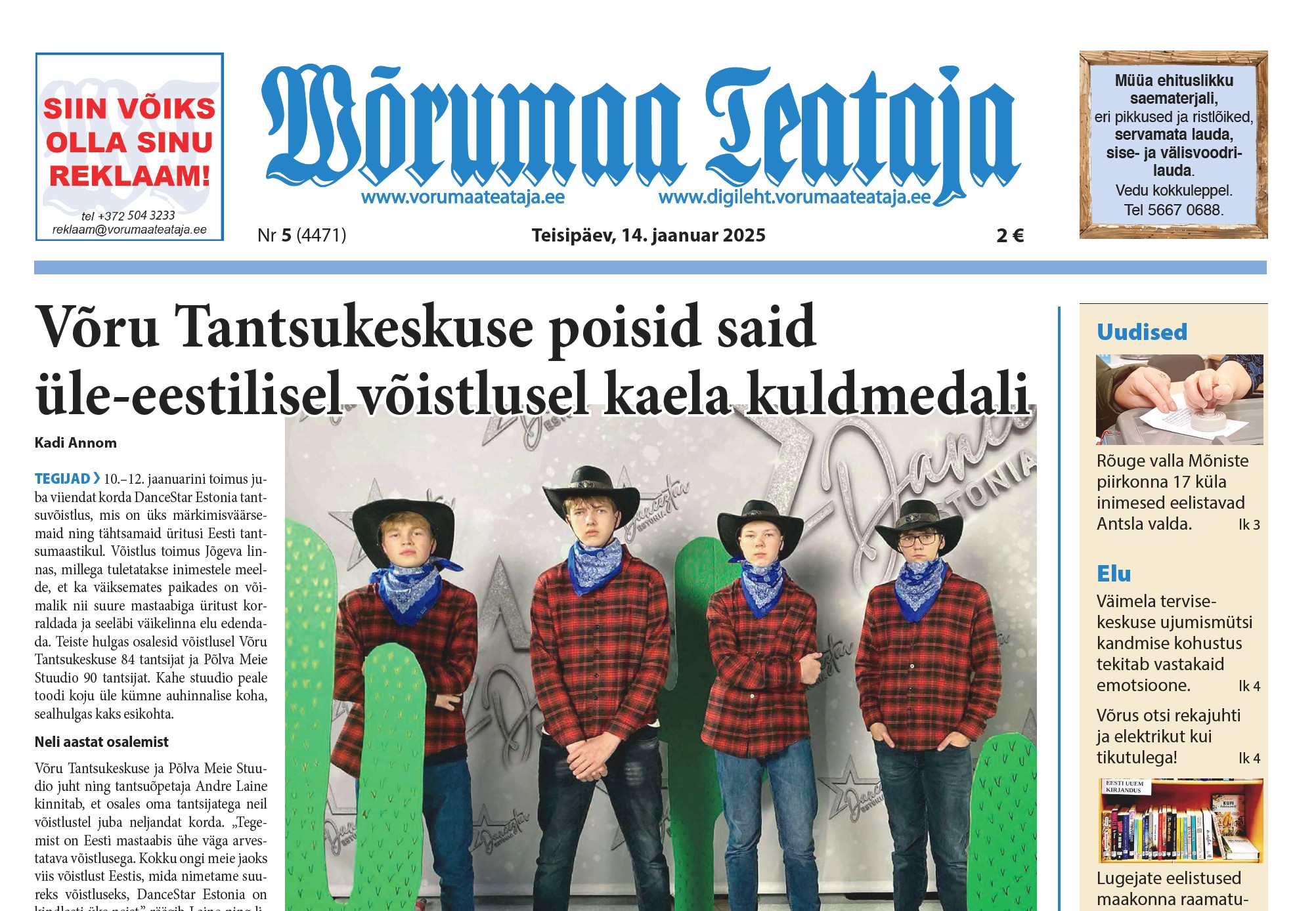 14. jaanuari digileht 2025